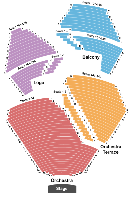 Segerstrom Center For The Arts Death Becomes Her Seating Chart